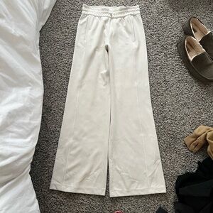 Lululemon Athletica Cream Wide Leg Pants
